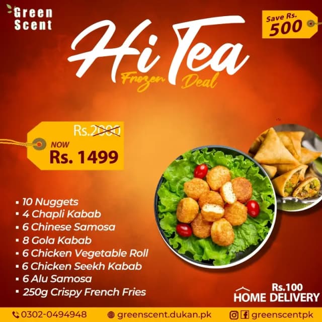 Hi Tea Deal 8items